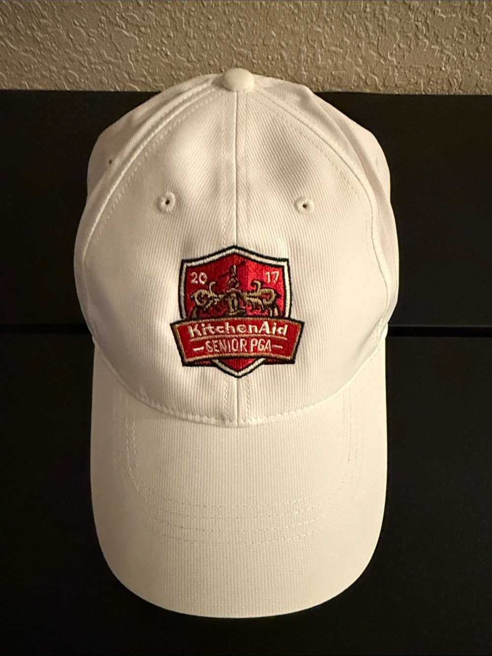 Nike Golf!  2017 KitchenAid Senior PGA White Golf Cap